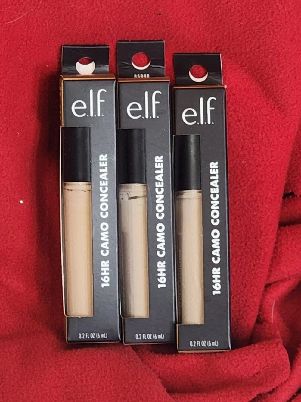 E.L.F. 16HR Camo Concealer .2fl oz. Full Coverage Matte Finish Medium Sand 3CT